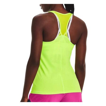 Débardeur Vert Fluo Femme Under Armour Racer - L