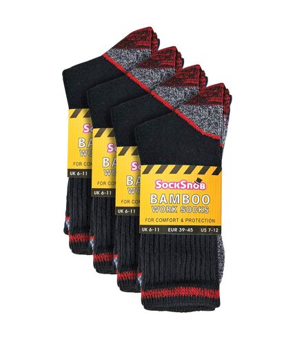 12 Pairs Unisex Soft Breathable Bamboo Work Socks