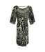 Robe Siberia Femme Marron Noir Inoa-1