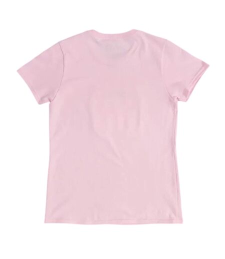 Womens/ladies Grogu Puff Print Fitted T-shirt Pink Star Wars The Mandalorian