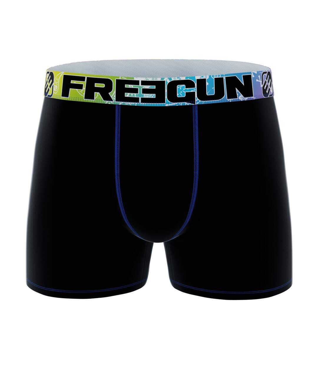 Lot de 3 boxers homme Uni Rainbow Freegun