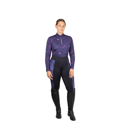 Haut Thermique Elevate Out Of This World Femme Bleu Marine Magenta Hy