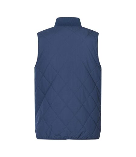 Mens Harvin Diamond Quilt Body Warmer Navy Regatta