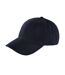 6 Panel Wool Blend Cap Navy Beechfield-2