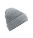 Bonnet Motif/style Uni Original Adulte Cendre Beechfield-2