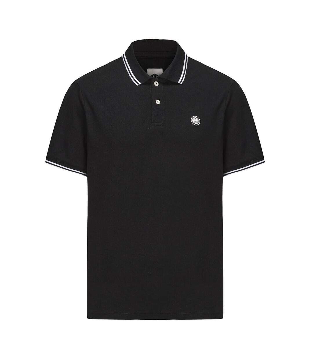 Polo Manches Courtes Barton Homme Noir Pretty Green-1