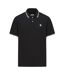 Polo Manches Courtes Barton Homme Noir Pretty Green-1