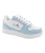 Baskets Motif/style Sportif Nole Femme Blanc Bleu Ciel Délavé Ellesse-1