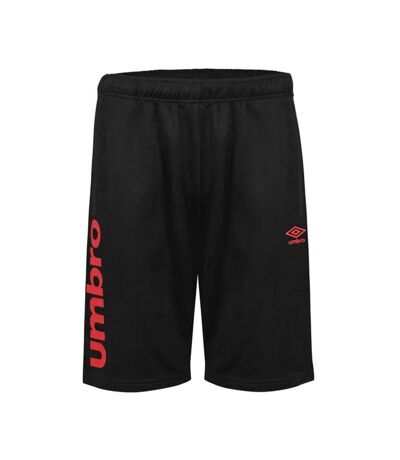 Short Noir/Rouge Homme Umbro Leis - XXL