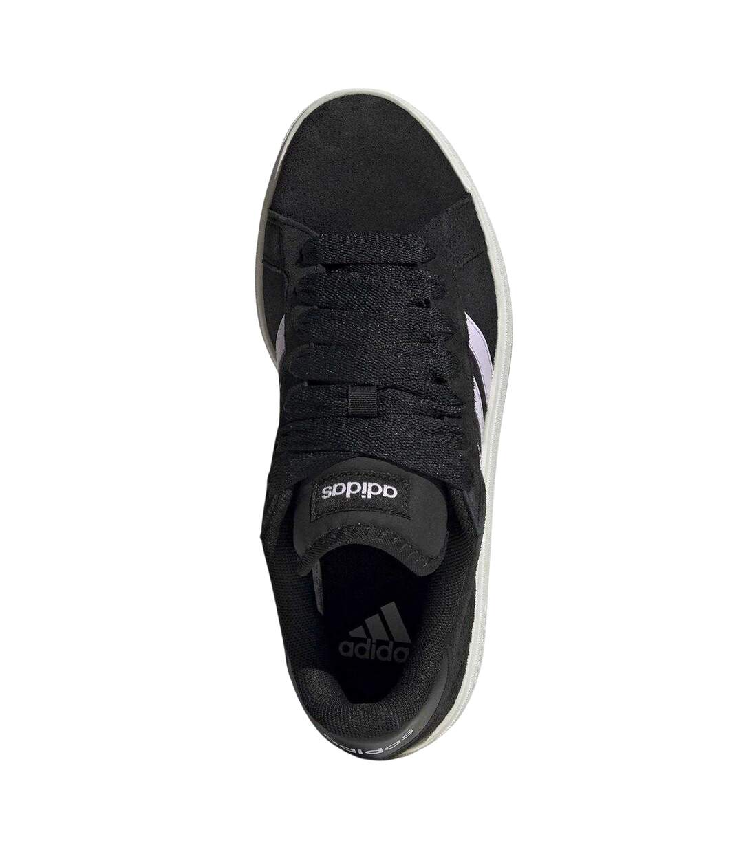 Baskets Motif/style 3 Rayures Court Base 00s Femme Noir Blanc Adidas-4
