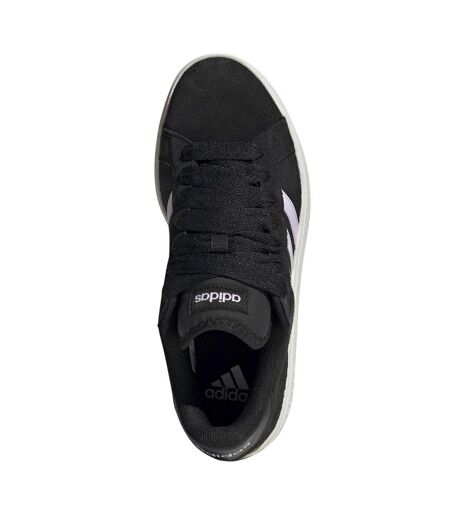 Baskets Motif/style 3 Rayures Court Base 00s Femme Noir Blanc Adidas