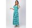 Robe longue été en viscose ARETHA couleur bleu estival Coton Du Monde-2