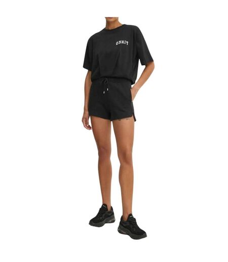 Short Motif/style Logo Dans Le Dos Femme Noir Pinko