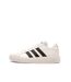 Baskets blanches/noires femme adidas grand court base 2.0-1