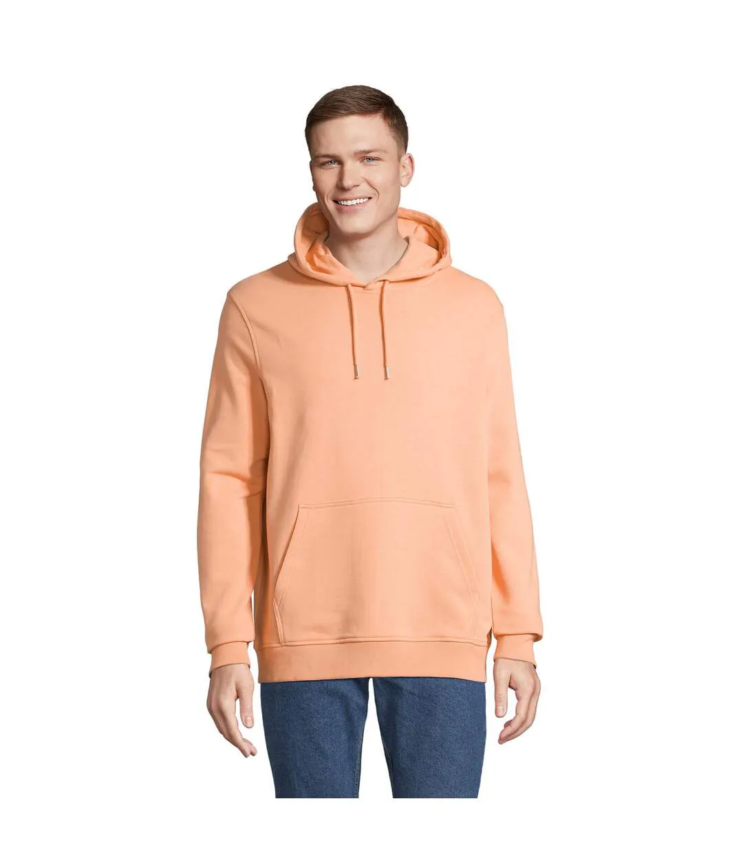 Sweat À Capuche Constellation Homme Pêche SOLS-1