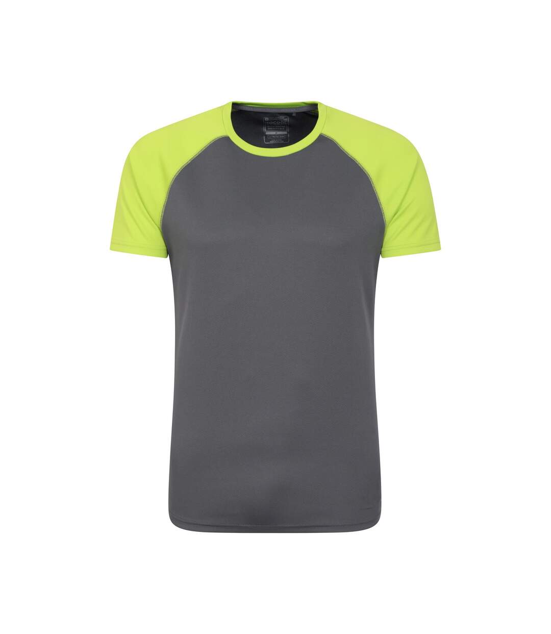 Mens Endurance Isocool T-shirt Lime Punch Mountain Warehouse-1