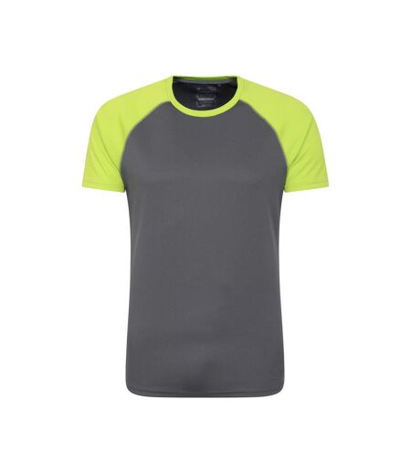 Mens Endurance Isocool T-shirt Lime Punch Mountain Warehouse