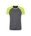 Mens Endurance Isocool T-shirt Lime Punch Mountain Warehouse-1