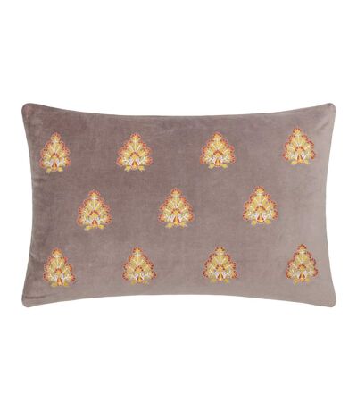 Housse de coussin rennes 60 cm x 40 cm taupe Paoletti Paoletti