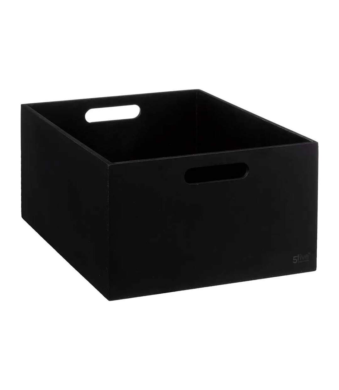 Lot de 3 Boîtes de Rangement Bava 34cm Noir-5