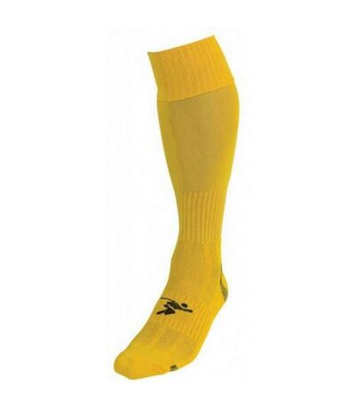 Chaussettes de football pro adulte jaune Precision