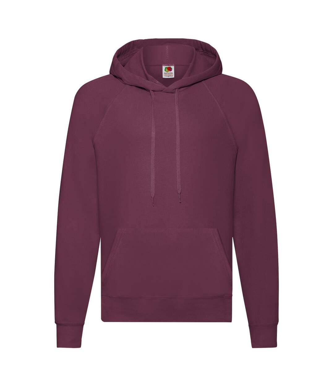 Sweat À Capuche Homme Bordeaux Fruit Of The Loom-1