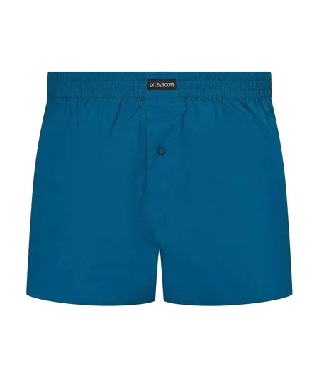 Lot De 3  Caleçons Unis Homme Bleu Lyle & Scott