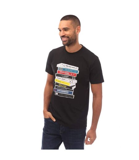 Mens Cassettes T-shirt Black Weekend Offender