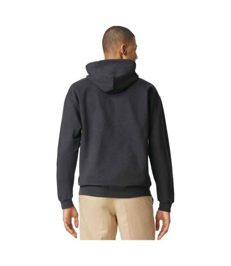 Mens Midweight Soft Touch Hoodie Smoke Gildan