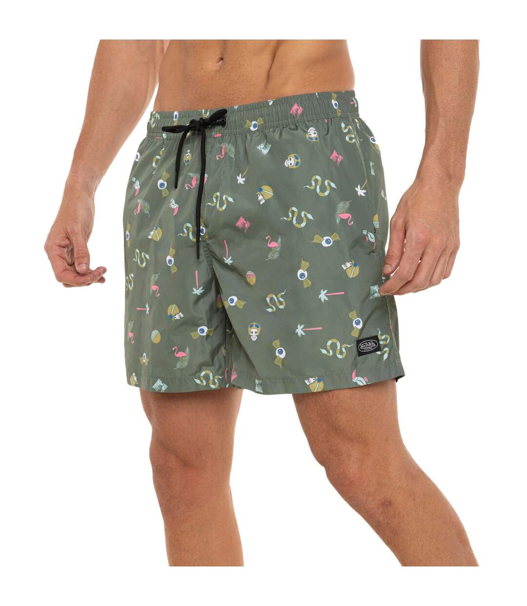 Short de bain homme allover imprimé Burt26 Vondutch-4