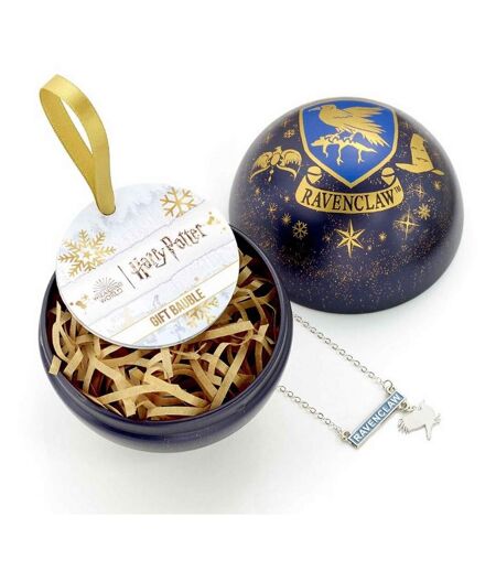 Harry Potter Ravenclaw Christmas Bauble (Blue/Gold) (One Size) - UTTA9779