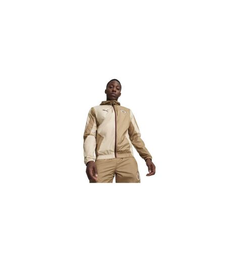 Mens Manchester City Woven Jacket Sand Puma