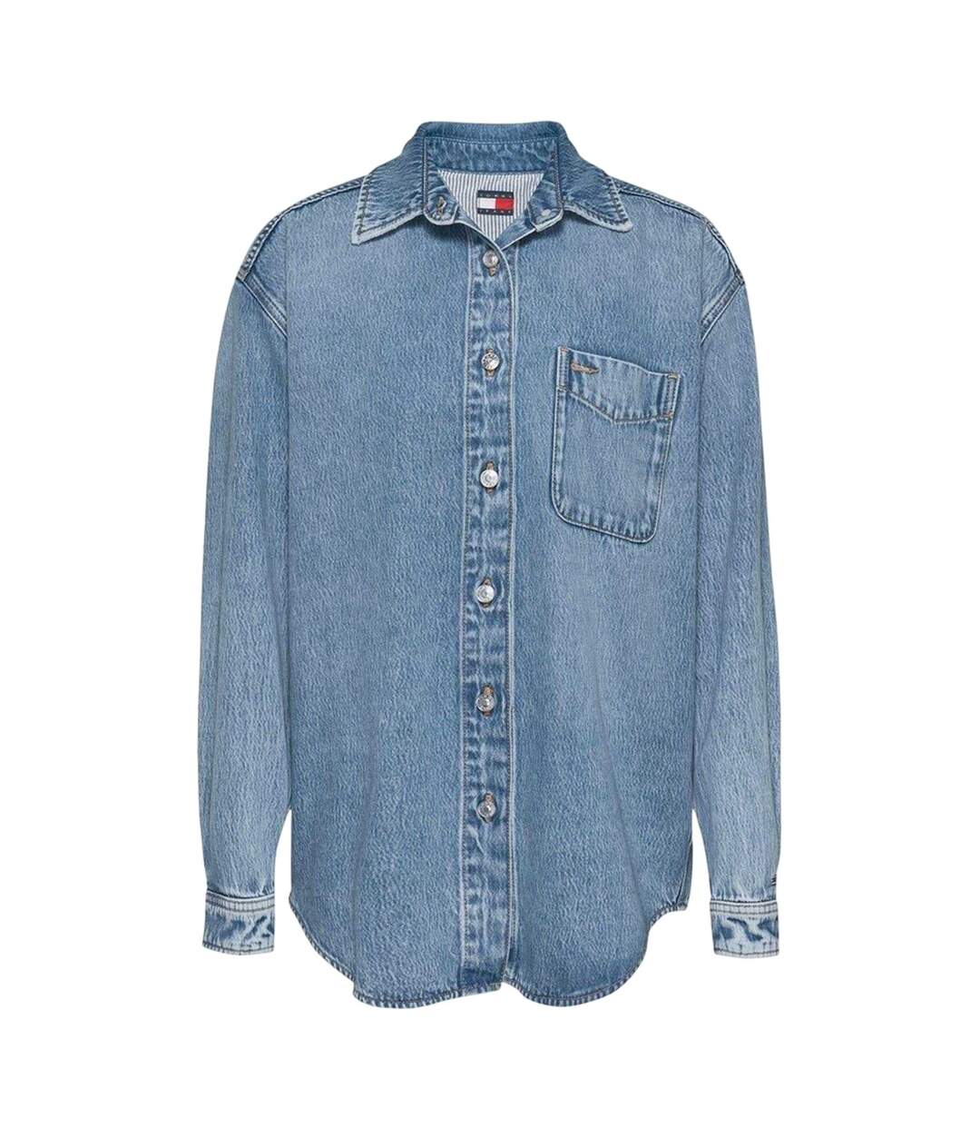 Chemise Manches Longues Femme Bleu Clair Tommy Jeans-2