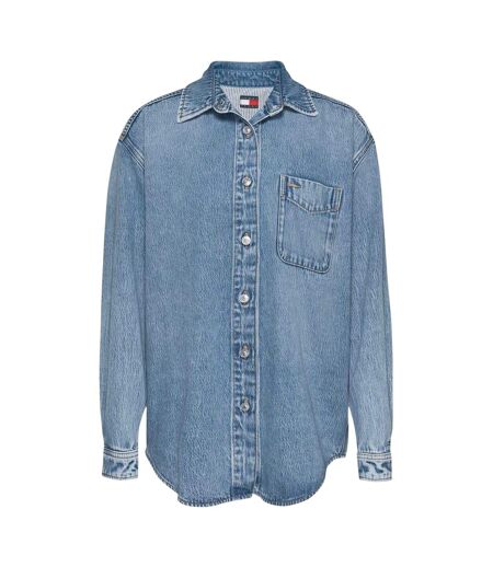 Chemise Manches Longues Femme Bleu Clair Tommy Jeans