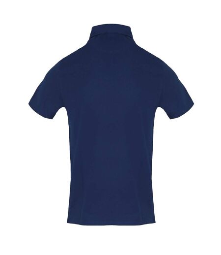 Polo Manches Courtes Motif/style Logo Brodé Homme Bleu Marine Aquascutum