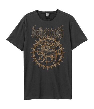 Unisex adult sigil behemoth t-shirt charcoal Amplified