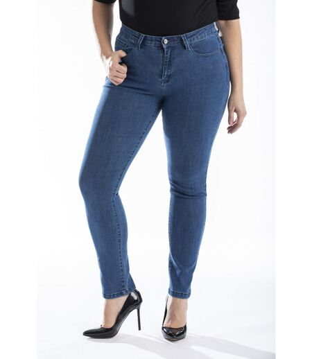 Jeans slim taille haute stretch OBS7 'OBER'