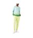 Mens slim jogging bottoms yellow Lacoste-3