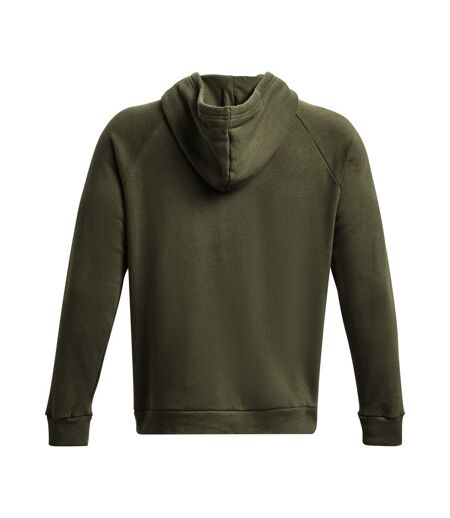 Sweat À Capuche Motif/style Logo Homme Vert Under Armour