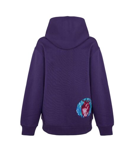Sweat À Capuche Motif/style Œil Femme Violet Diadora