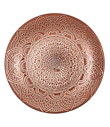 Lot de 6 Assiettes Plates Sahara 27cm Terracotta