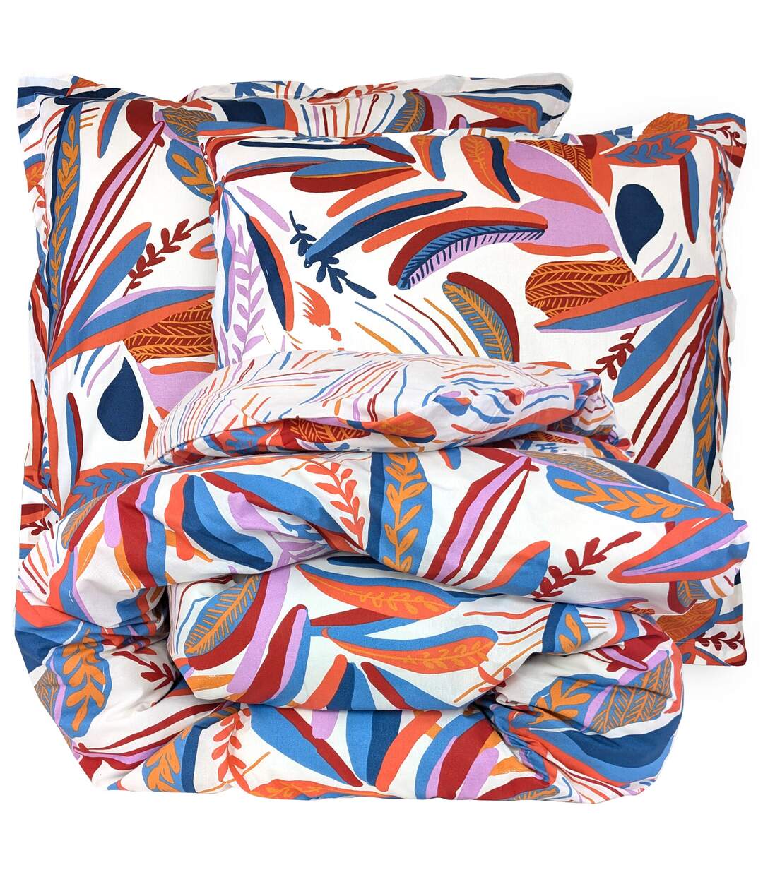Parure de lit coton PERROQUET Taie 65x65 cm-2