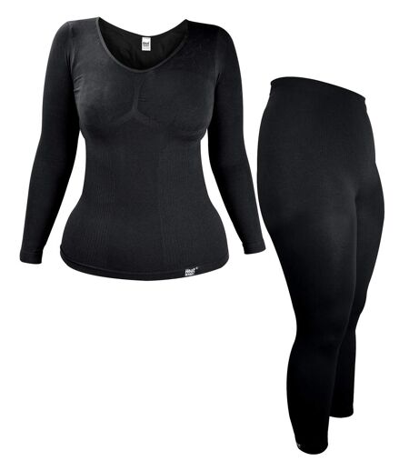 Ladies Thermal Long Sleeve Top & Long Janes Set