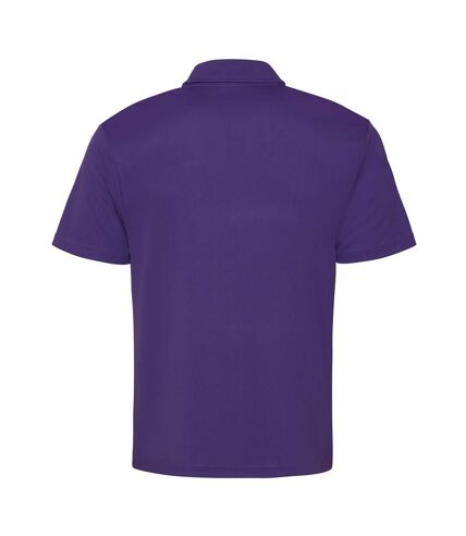 AWDis Just Cool Mens Plain Sports Polo Shirt (Purple) - UTRW691