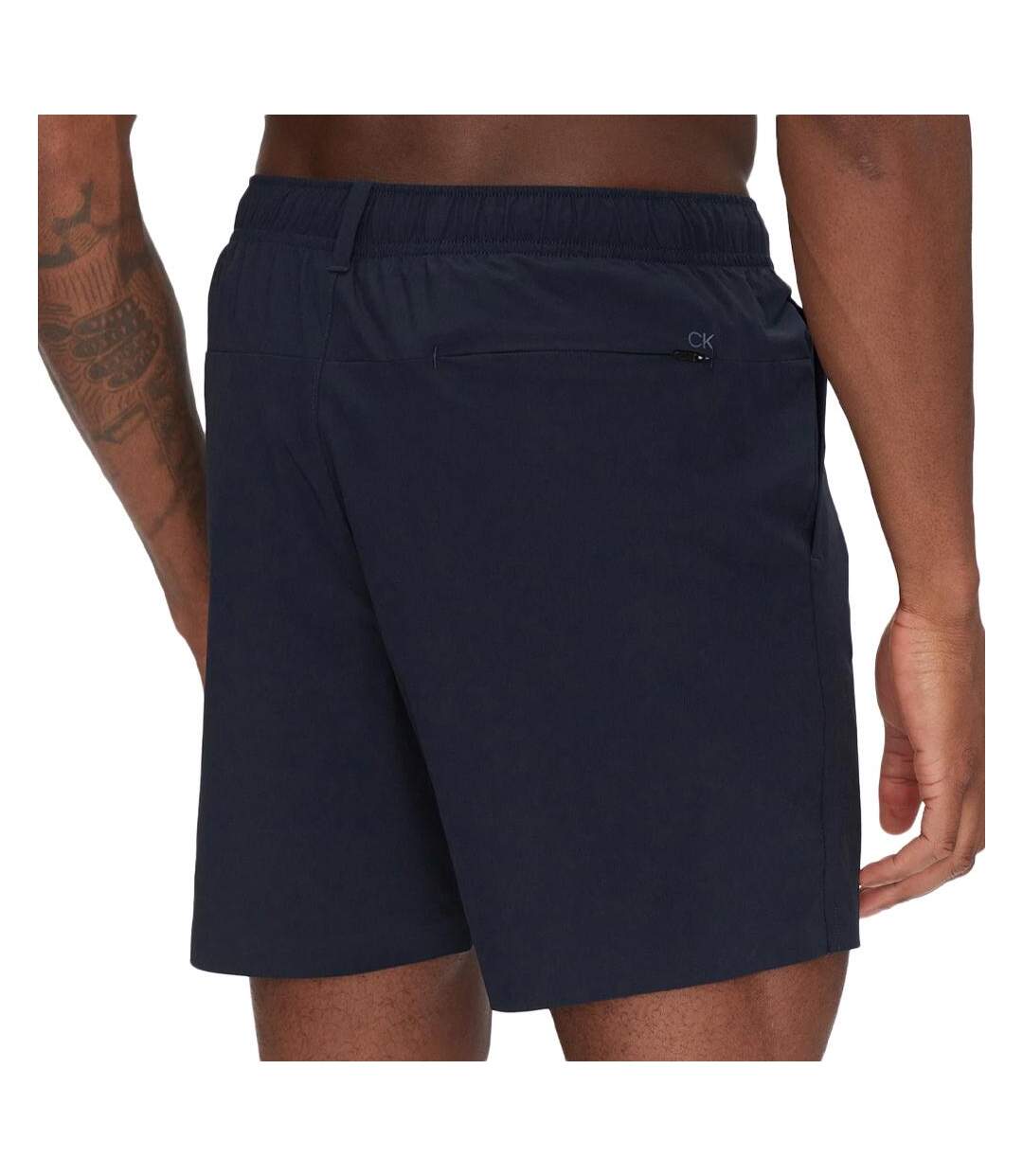 Maillot de bain marine homme calvin klein jeans drawstring-2