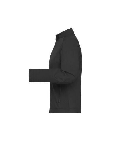 Veste Softshell Femme Noir James And Nicholson