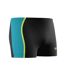 Mens Hyperbloom Splice Swim Shorts Black Turquoise Speedo-3