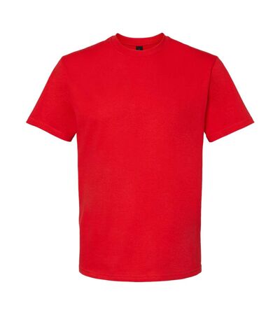 Unisex adult softstyle midweight t-shirt red Gildan