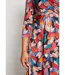 Robe cache-coeur drapé imprimée-5