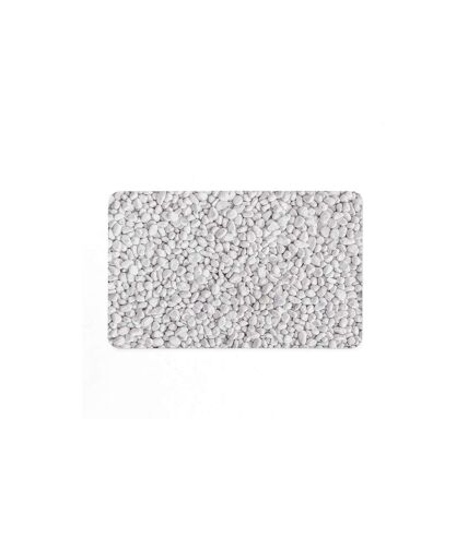 Tapis de Bain Imprimé Leandra 50x80cm Gris